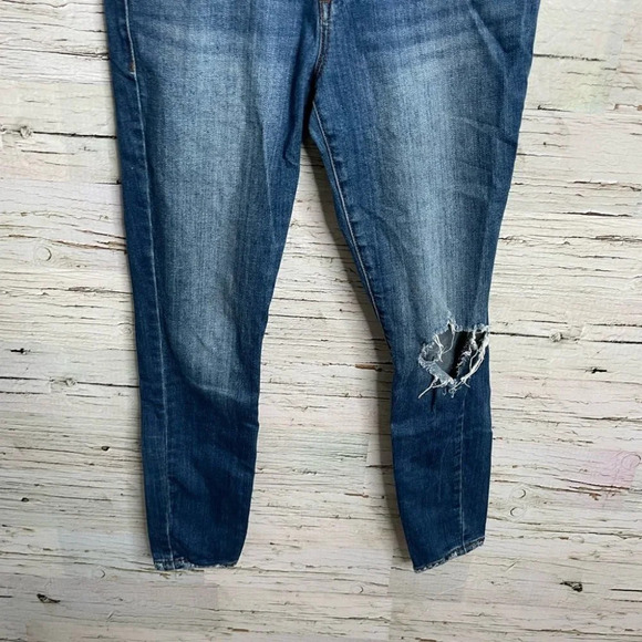 Sts blue high rise Ellie jeans size 26 distressed raw hem - Picture 2 of 7